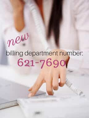 New Billing Dept Number