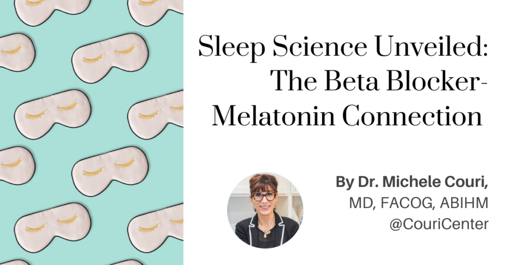 image of playful sleep masks for Dr. Couri Blog: Beta Blocker-Melatonin Connection with Sleep