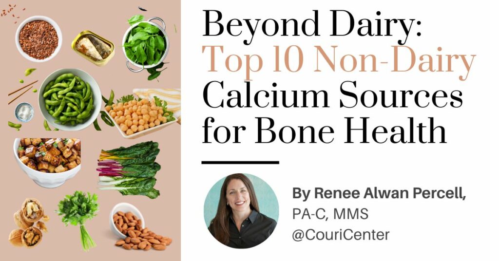 pictures of 10 non-dairy calcium rich sources
